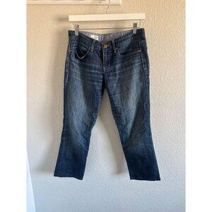 Womens Gap Real Straight Fit Blue Denim Jeans